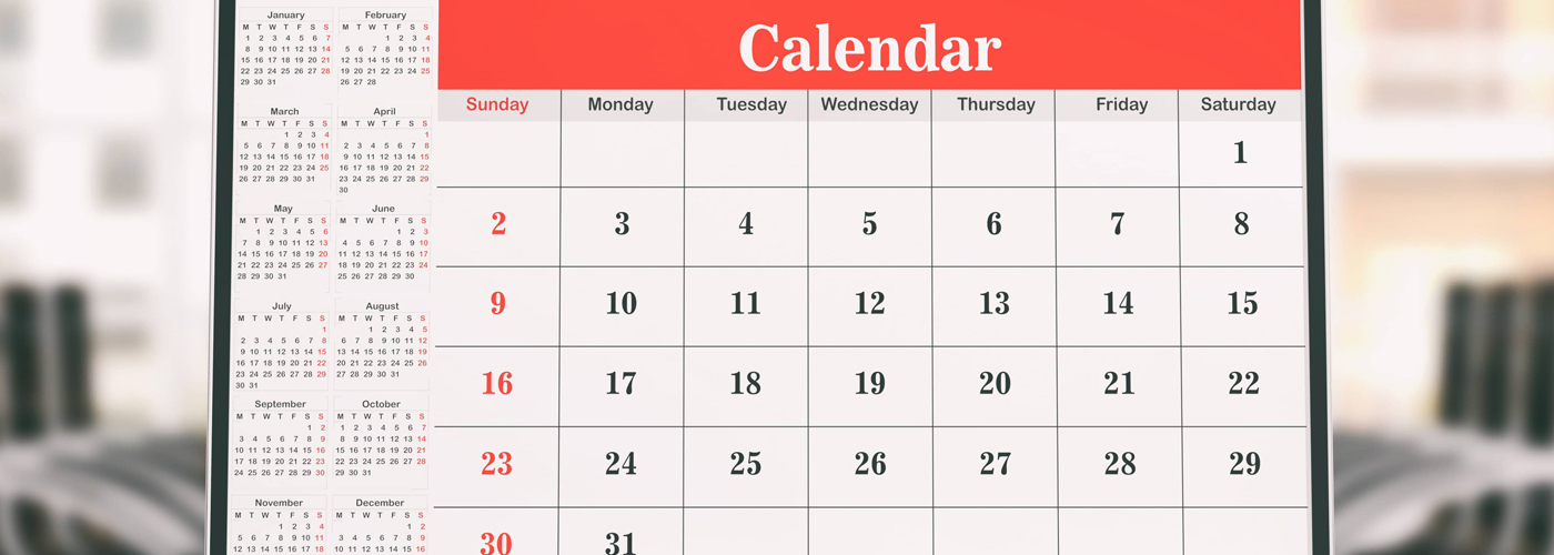 a calendar